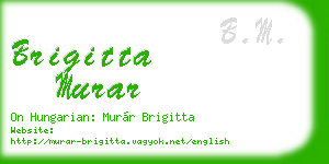 brigitta murar business card